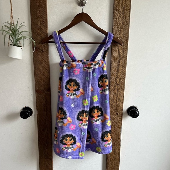 Disney Encanto Girls Bath Robe Blanket Wrap Dress Ultra Soft like new One Size - Picture 3 of 13